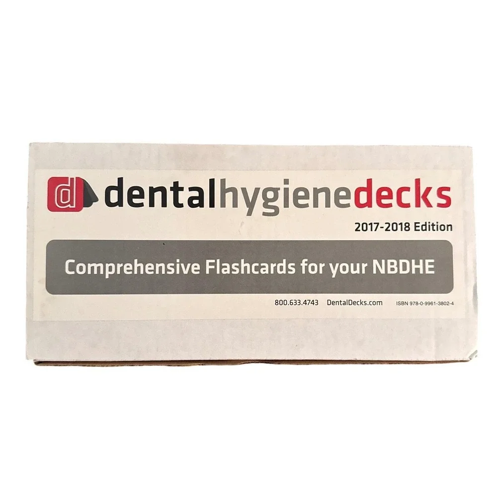 Dental Hygiene Decks 2017-2018 Edition Comprehensive Flashcards for NBDHE Exam